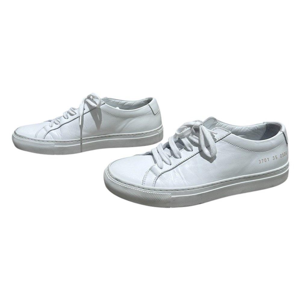 Common Projects Achilles Low Top Leather Casual Sneaker White Size 35 - Picture 5 of 14